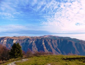 visuale sul Monte Grappa