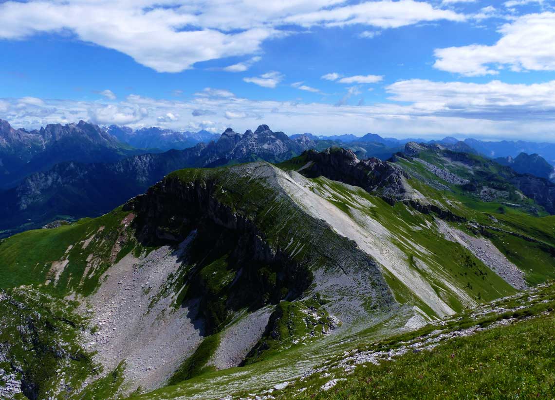 panorama dal M. Pavione