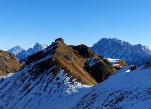 versanti a nord con neve e ghiaccio